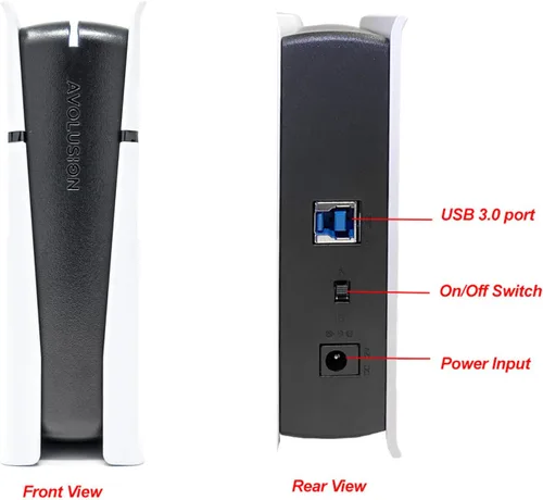 Miniatura 6 de Avolusion PRO-5U 3TB USB 3.0 Disco duro externo para Windows, MacOS, PS5 y Xbox (blanco)