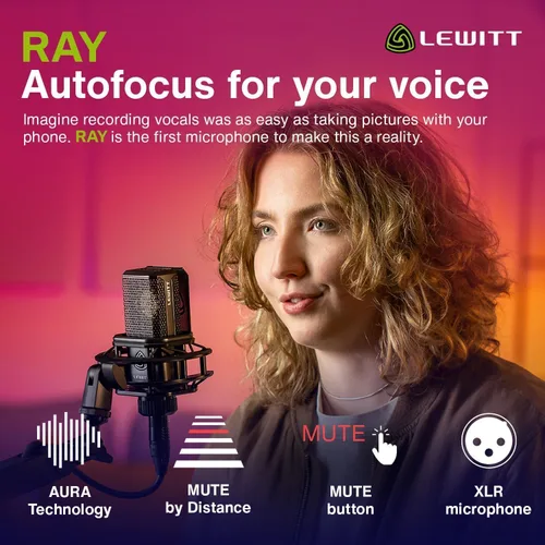 Miniatura 7 de LEWITT Micrófono de condensador RAY XLR con auto