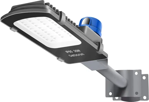 Gebosun Luz de calle LED de 35 W para exteriores, del anochecer al amanecer con sensor de fotocélula, 5400 lm 6000 K, IP65 impermeable con