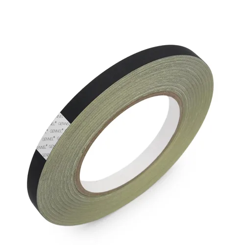 Cinta de tela aislante eléctrica negra, 0.3 pulg x 100 pies (8 mm x 30 M) Cinta adhesiva de tela de acetato para reparación de transformador de