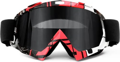 FMY Gafas de motocross para hombres, mujeres y jóvenes, antiarañazos, a prueba de polvo, UV400 ATV