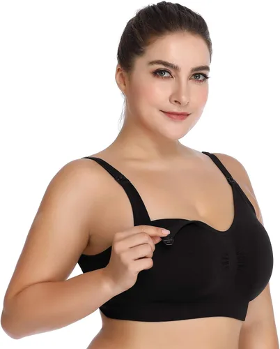 Miniatura 5 de Lataly Bralette de lactancia para mujer, sin varillas, paquete de 5