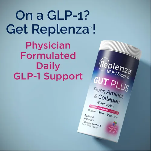 Miniatura 4 de Polvo de Apoyo Nutricional Replenza Daily Replenisher – Recuperación Muscular, Salud Digestiva y Elasticidad de la Piel Mezcla de Aminoácidos