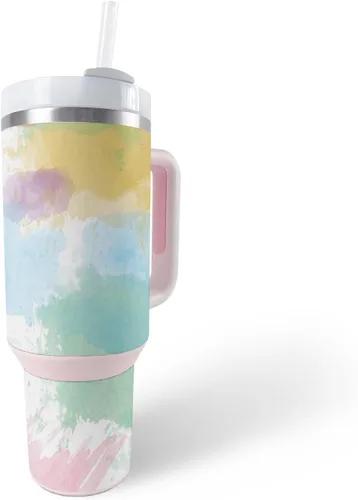 Miniatura 26 de MightySkins Skin - Vaso de vinilo compatible con Stanley The Quencher H2.0 FlowState de 40 onzas, mosaico de cebra, protectora, duradera y única