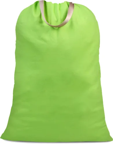 Miniatura 16 de Bolsa de lona de algodón con asas y correas de cordón, bolsas de lavandería extra grandes resistentes para lavandería y hogar, bolsa de ropa sucia