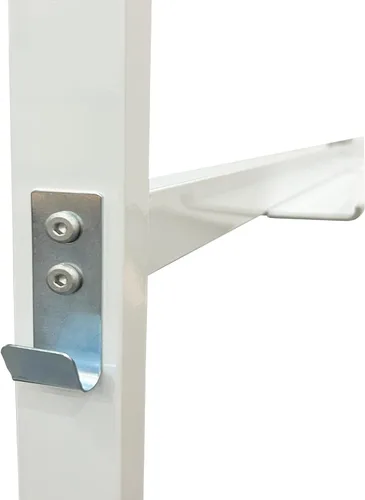 Miniatura 5 de Pizarra blanca móvil con soporte rodante, pizarra de borrado en seco de doble cara sobre ruedas, altura ajustable y rotación de 360°, para oficina