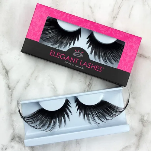 Miniatura 2 de Elegant Lashes QUEENIE Halloween Pride Rainbow colorido desfile pestañas postizas (negro)