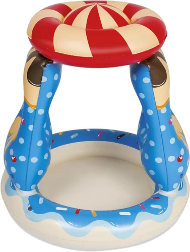 Miniatura 2 de Bestway: H2OGO! Candyville Playtime Pool - Mini piscina inflable de 36 x 36 pulgadas, protección UV, diseño inspirado en caramelos, niños pequeños