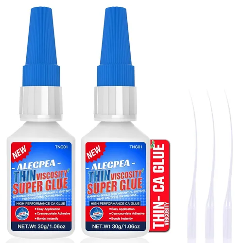 Miniatura 20 de ALECPEA 20g de super pegamento cerámico para reparación de porcelana y cerámica - Adhesivo de configuración rápida, impermeable para porcelana