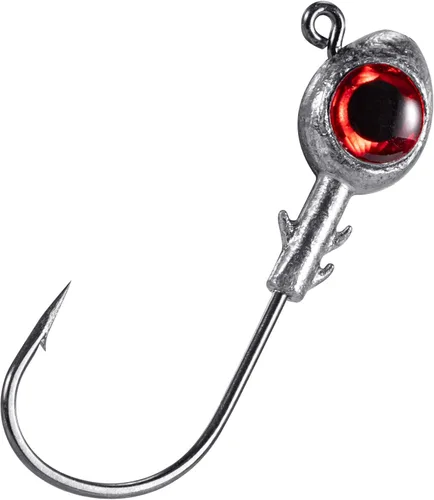 Dr.Fish Paquete de 10 Señuelos con Ojos de Pesca Ojos 3D Cabezas de Trucha Anzuelo para Lubina Señuelo Nadador de Agua Salada Cabezas de Jig de Agua