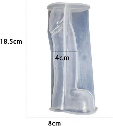 Miniatura 3 de Moldes de velas genitales para hombre, para hacer velas, 3D para hombre, cera genital, molde para velas, velas de jabón caseras, tipo A, 7.1 in