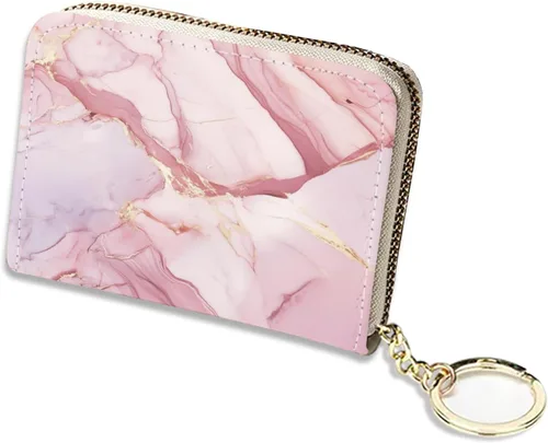 Miniatura 11 de Soporte para tarjetas de crédito, elegante cartera delgada para mujer con bloqueo RFID, perfecta para negocios y uso diario, mantiene tus