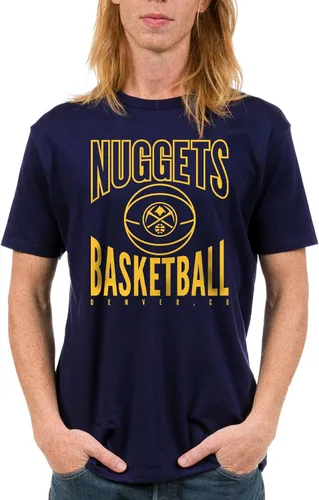 Miniatura 5 de Junk Food Camiseta de manga corta para hombre con licencia oficial de baloncesto de la NBA Azul Real