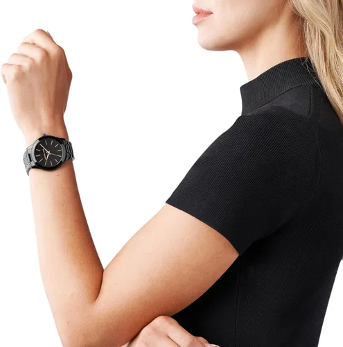 Miniatura 4 de Michael Kors Slim Runway - Reloj de pulsera de acero inoxidable para mujer