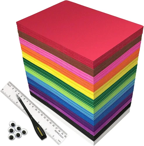 Miniatura 42 de Hoja de espuma EVA blanca en rollo, espuma EVA premium de 6 mm de grosor, 49" x 13.9", alta densidad 86 kg/m3 para disfraz de Halloween, Blanco