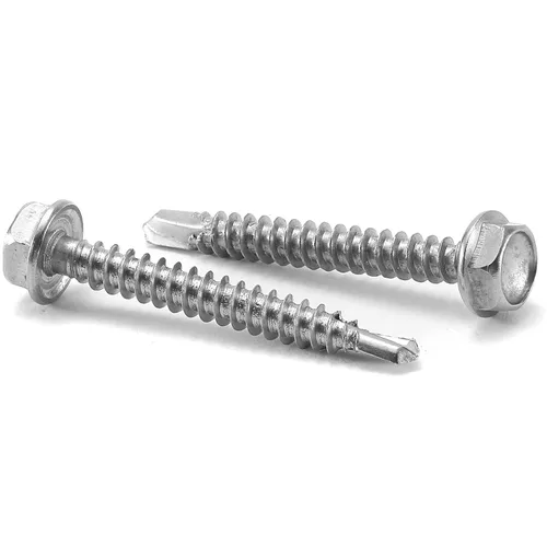 Miniatura 16 de Tornillos de chapa metálica #8 x 3/4 pulgadas, 100 tornillos de acero inoxidable 410 tornillos autorroscantes rápidos de acero inoxidable 410 SG TZH