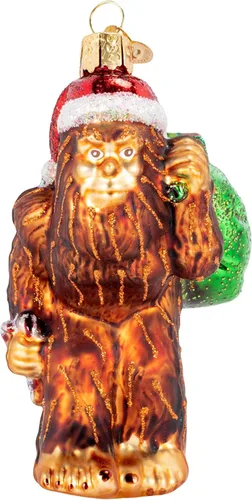 Miniatura 11 de Old World Christmas - Adorno de vidrio soplado de perezoso sonriente abrazando una rama para árbol de Navidad, decoración festiva artesanal