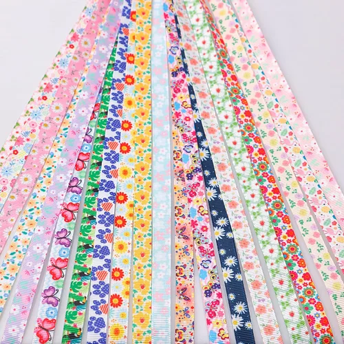 Miniatura 2 de QingHan Cinta de grogrén de 3/8 pulgadas para regalos, envoltura, manualidades, boutique, cinta de tela, 160 yardas (80 x 2 yardas)
