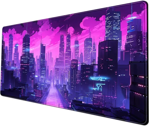 Miniatura 20 de Tapete de Escritorio Verde XL Gato Lindo Planta Genial Almohadilla de Escritorio Tapete de Teclado Kawaii Gato Negro Flor Mousepad Tapete de B-cat