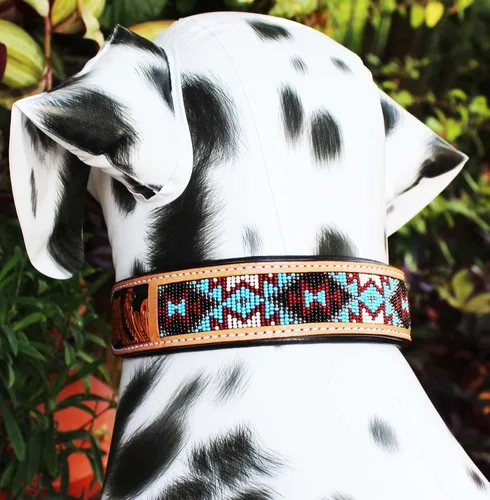 Miniatura 3 de ProRider Collar de perro de cachorro 100% de cuero de vaca hecho a mano de 9 a 13 pulgadas 6064TL