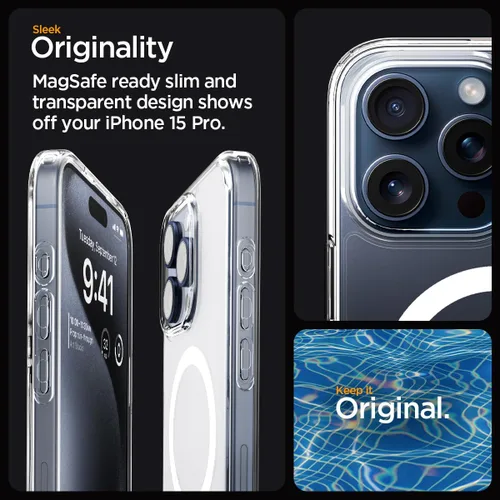 Miniatura 103 de Spigen Funda para iPhone 13 Mini, ultra híbrida MagFit [antiamarilleo] [compatible con Magsafe] - Transparente
