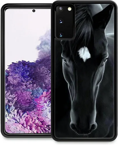 Miniatura 45 de CARLOCA Funda compatible con Samsung Galaxy S20, familia de jirafas divertidas en blanco y negro, para niñas y mujeres, diseño gráfico de moda, a