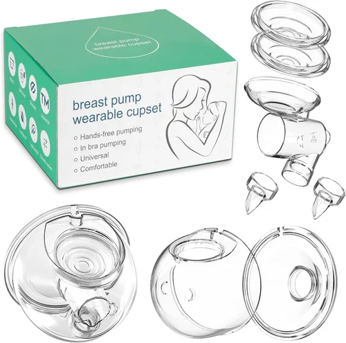 Miniatura 9 de Piezas de extractor de leche portátil, brida de copa colector de leche de 0.94 pulgadas, compatible con Momcozy/TSRETE S9/S10/S12, accesorios