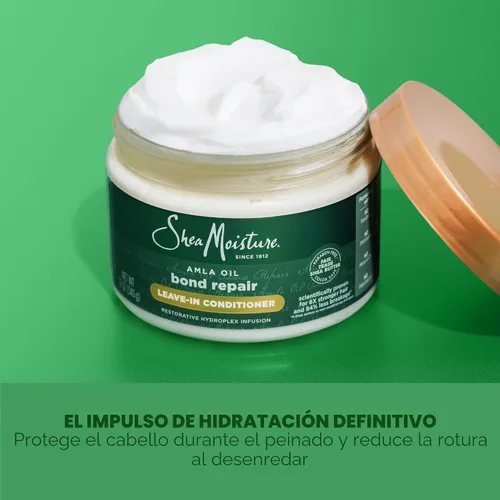 Miniatura 9 de Acondicionador Sin Enjuague Reparador de Enlaces Shea Moisture con Aceite de Amla Protege Contra el Daño y Fortalece los Enlaces del Cabello