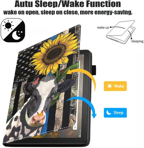 Miniatura 3 de Funda para tableta Amazon Fire Max 11 (11 pulgadas, 13ª generación, versión 2023) con ranura para tarjetas y apagado y encendido automático, funda