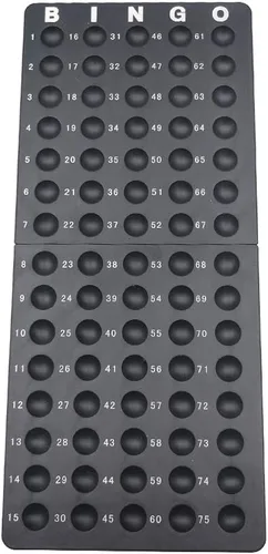 Yuanhe Soporte para bolas de bingo - Bandeja de bolas de bingo de 3/5 pulgadas para fiestas, noches de juego familiares