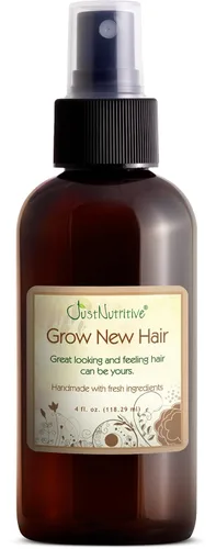Grow New Hair Treatment | Aceite para el crecimiento del cabello | Cuidado natural del cabello | Tratamiento para el crecimiento del cabello para