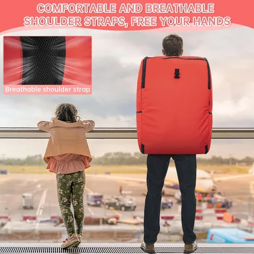 Miniatura 8 de Bolsa de viaje acolchada para asiento de automóvil compatible con Doona, bolsa de viaje para asiento de automóvil infantil, bolsa de viaje plegable