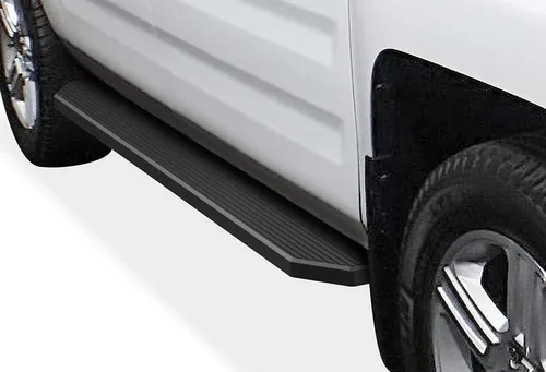Miniatura 8 de APS Estribos negros estilo compatible con Honda Ridgeline 2006-2014 Crew Cab (barras nerf barras laterales escalones laterales)