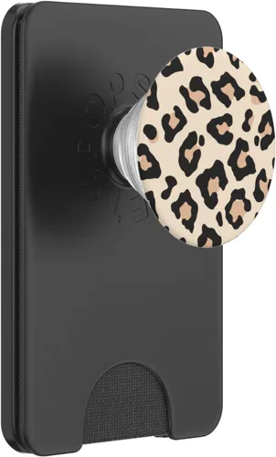 Miniatura 6 de PopSockets PopGrip con estampado de leopardo: agarre intercambiable para teléfonos y tabletas PopSockets MagSafe PopGrip para iPhone