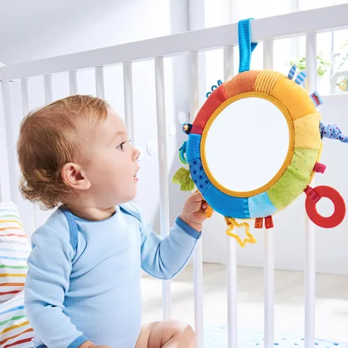 Miniatura 3 de HABA Rainbow Baby Mirror for Tummy Time - Developmental Infant Toy for 6-24 Months - Sensory Toy for Baby Gifts 6 Months and Up