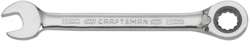 Miniatura 3 de CRAFTSMAN Llave de trinquete, métrica, reversible, 0.512 in, 72 dientes, 12 puntos (CMMT42424)