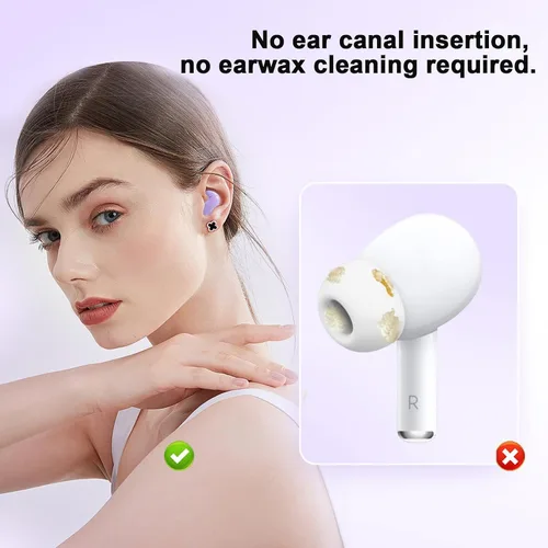 Miniatura 6 de Pequeños auriculares invisibles ocultos para dormir con anillo de desplazamiento Bluetooth para Iphone Invisible Tiny Ear Buds Side Sleepers
