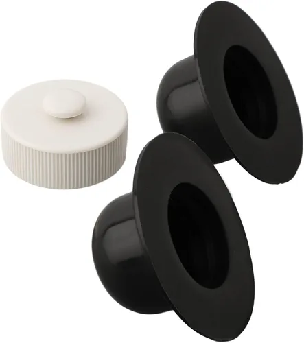 Miniatura 3 de Drain Cap for Intex Above Ground Pool, Replacement Strainer Hole-Plug Part 4562/11044/10127, Fits 36" and Larger Pools with 0.25" Hoses, White