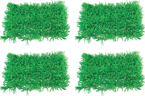 Beistle 4 alfombrillas de papel de seda verde para decoración de Pascua y primavera verano, celebraciones, jardín de hadas, suministros de fiesta