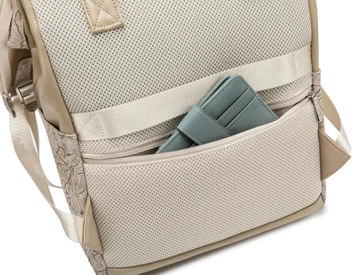 Miniatura 5 de Kinmac Mochila para portátil de estilo abierto para laptop de hasta 15.6 pulgadas, para hombres y mujeres, mochila de viaje al aire libre