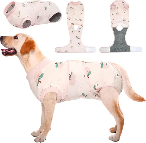 Miniatura 44 de Kuoser Traje de recuperación de cirugía para perros, traje de recuperación para perros machos hembras, mameluco para perro después de la cirugía