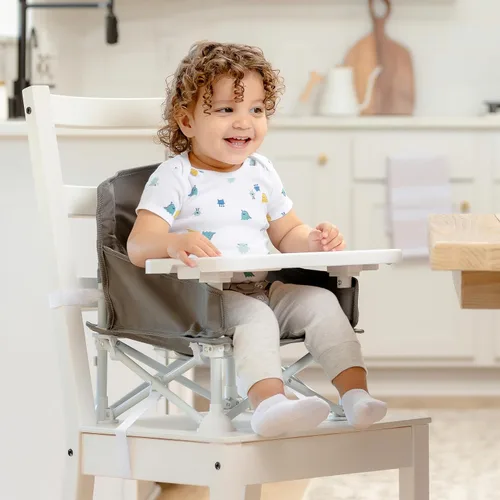 Regalo My Chair - Silla alta 2 en 1 para bebé y asiento elevador de viaje portátil, silla alta para bebés y niños pequeños, asiento elevador para