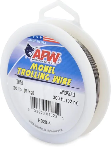 Alambre de pesca americano Monel Trolling Wire (un solo hilo)