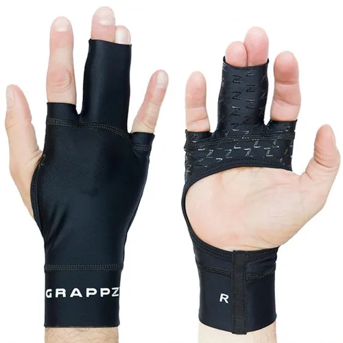 Grappz Guantes de compresión para el dedo medio – Cinta Athletic Buddy y alternativa de férula de dedo gatillo – Manga y soporte para dedos, alivio