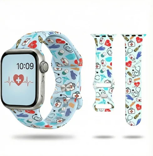 Miniatura 9 de Correa deportiva de silicona compatible con Apple Watch