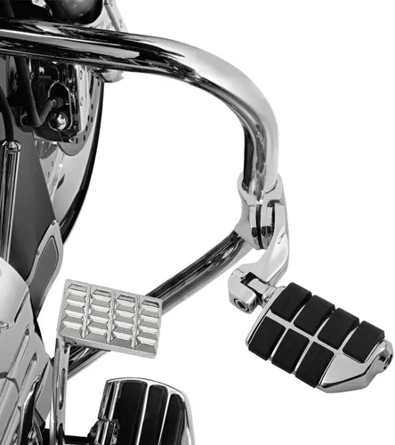 Miniatura 8 de TCMT Reposapiés ajustables de carretera de 1.25 pulgadas para Harley Touring Road King Street Glide Road Glide Electra Glide Softail Sportster Dyna
