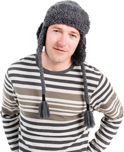 Miniatura 4 de Muk Luks Sombrero Trapper para hombre, gris Fairley