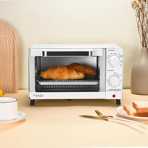 Miniatura 7 de Mainstay - Horno tostador combinado de electrodomésticos de cocina, se adapta a pizza de 9 pulgadas, capacidad de 4 rebanadas, circulación potente