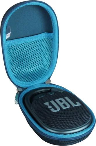 Hermitshell Funda rígida de viaje para JBL Clip 4 / JBL Clip 5, mini altavoz Bluetooth portátil (Azul)