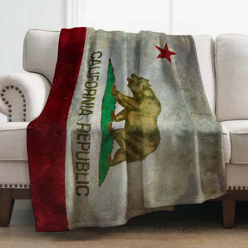 Miniatura 8 de Levens Manta de franela con silueta de soldado de la bandera estadounidense Grunge de 50 x 60 pulgadas, ultra suave, ligera, acogedora manta